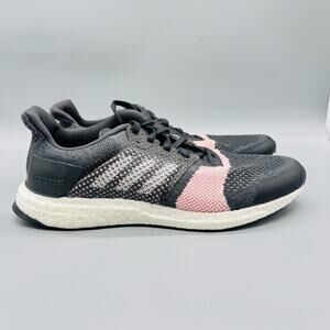 Adidas Shoes Womens 10.5 Black Pink Ultraboost Running Athletic Sneakers Comfort